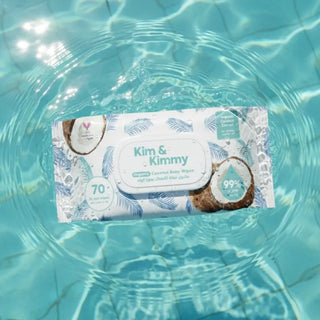 99% Water Organic Coconut Baby Wet Wipes, Qty 70