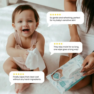99% Water Organic Coconut Baby Wet Wipes, Qty 70